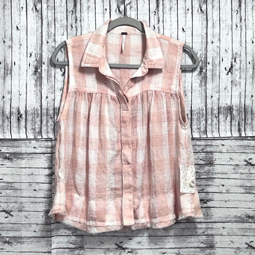 Free People Hey There Sunrise Tank Top (Oversized)